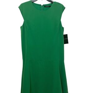 Ralph Lauren Vibrant Green Midi Dress